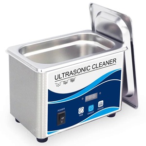 Ultrasonic Cleaner Stainless Steel Washing Bath Machine Glasses Jewelry Watch Denture Mini Ultrasound Wave Cleaning Tank
