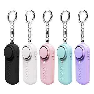 130dB Keychain Alarm Loud Siren Safe Sound Security Horns & Sirens For Women Self Key Chain Alarm